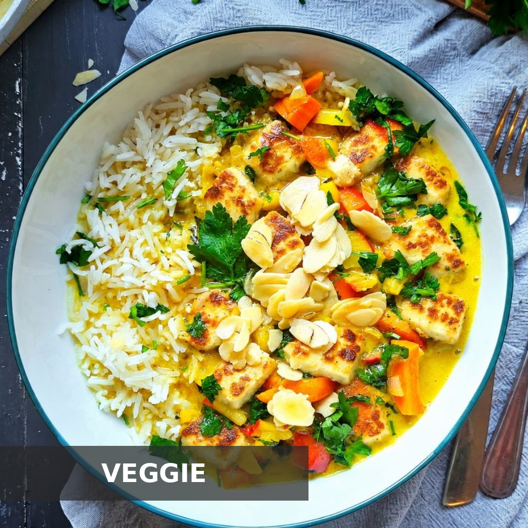 Halloumi-Curry