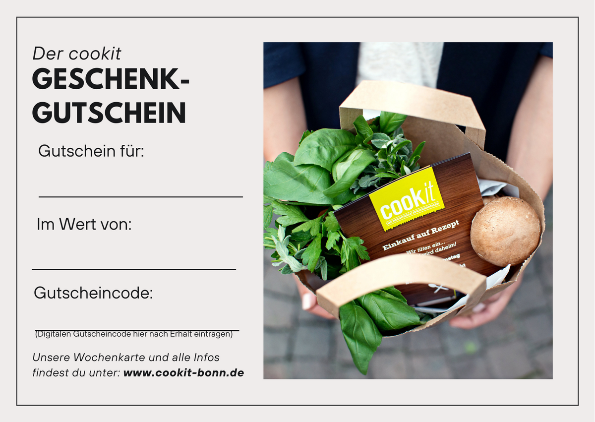 cookit-Geschenkgutschein (zum Ausdrucken)